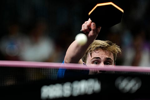 Table tennis men's singles semifinal 